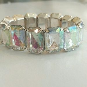 Ab plastic stretch emerald cut